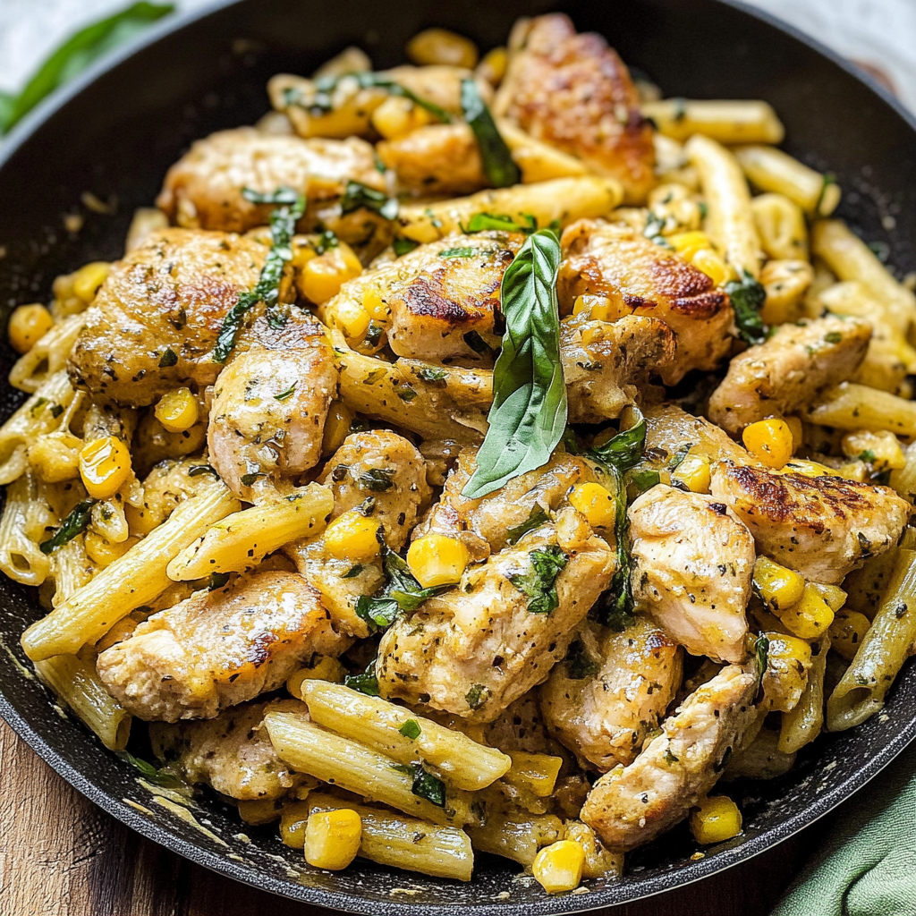 Chicken and Corn Pasta