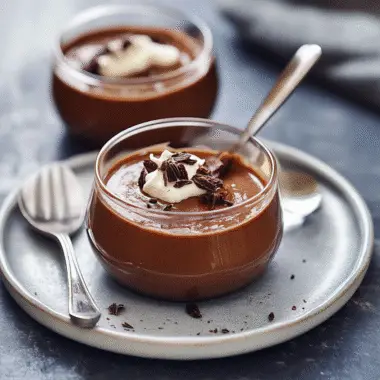 Chocolate Pumpkin Pots de Creme
