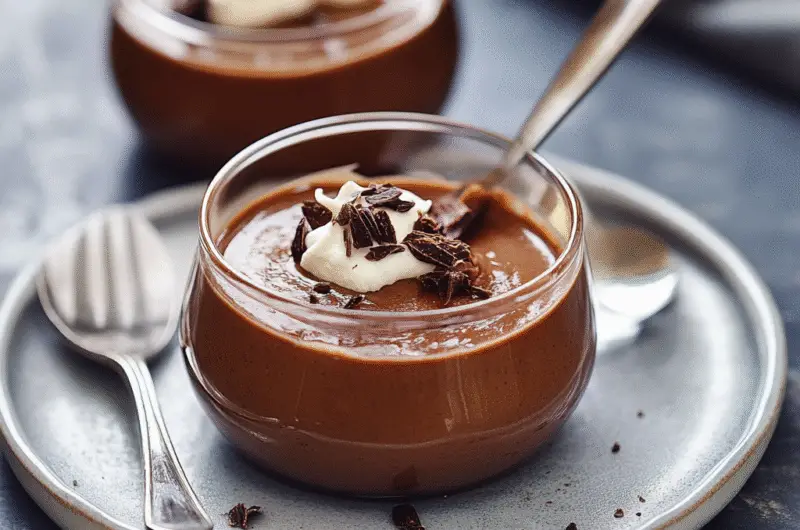 Chocolate Pumpkin Pots de Creme