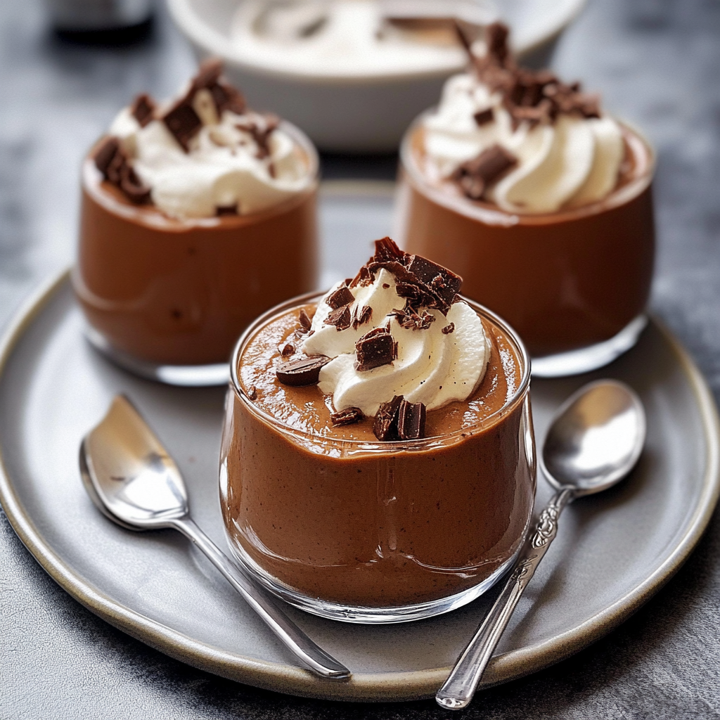 Chocolate Pumpkin Pots de Creme