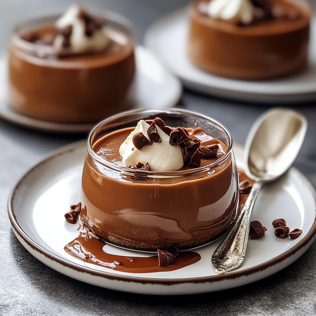 Chocolate Pumpkin Pots de Creme