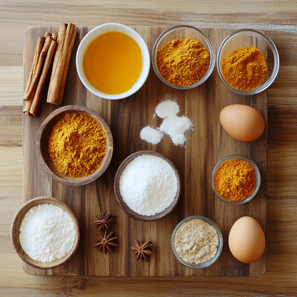 Copycat Starbucks Pumpkin Bread ingredients