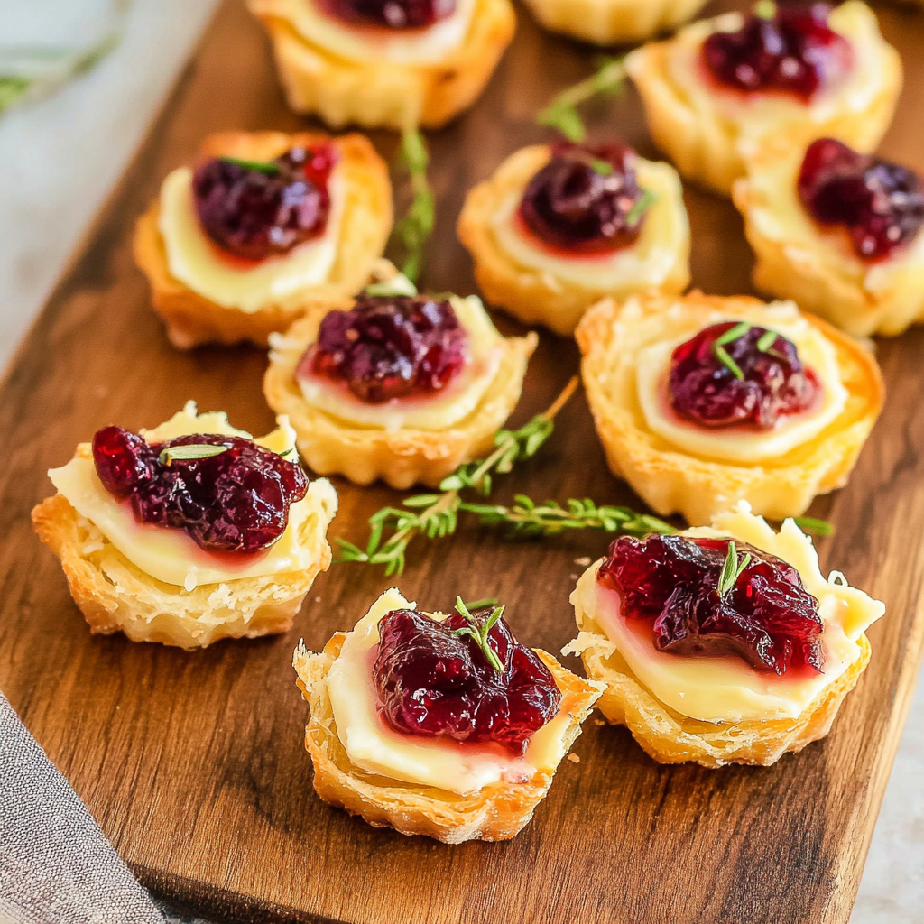 Cranberry Brie Bites