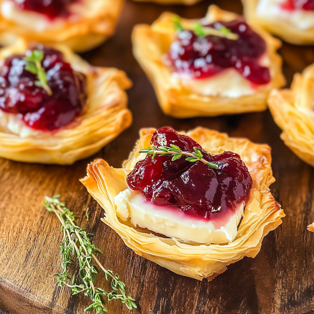Cranberry Brie Bites