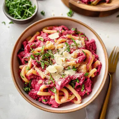 Creamy Beet Pasta Sauce