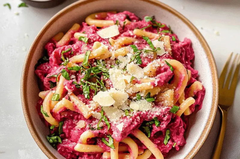 Creamy Beet Pasta Sauce