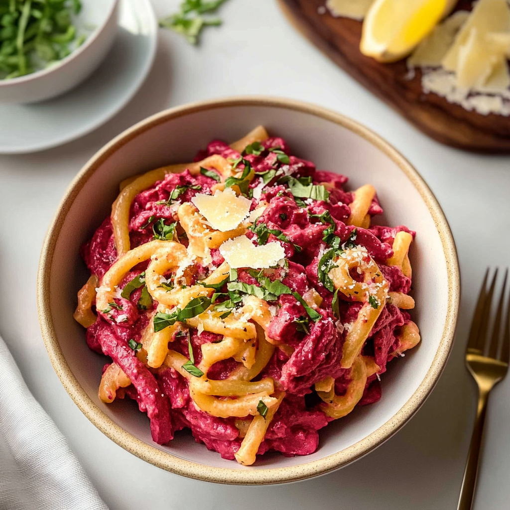Creamy Beet Pasta Sauce