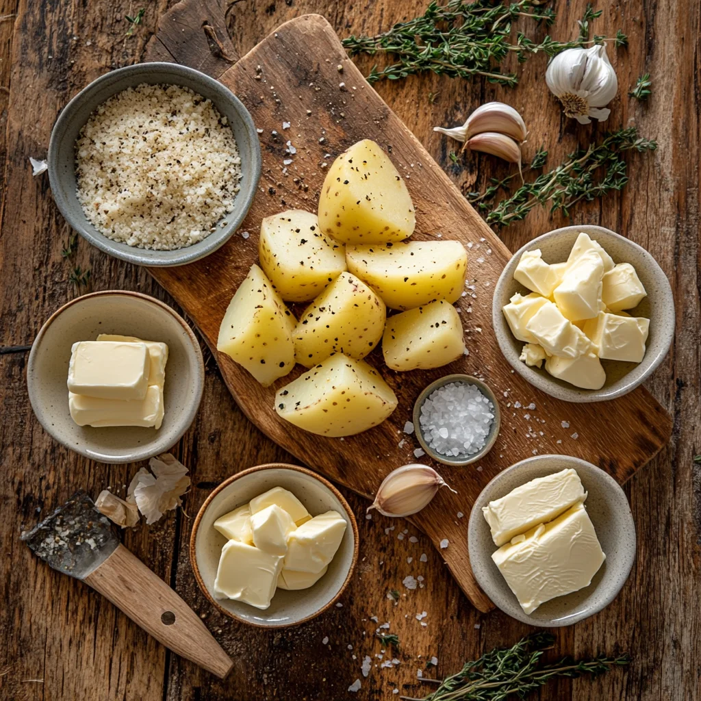 Creamy Garlic Mashed Potatoes ingredients