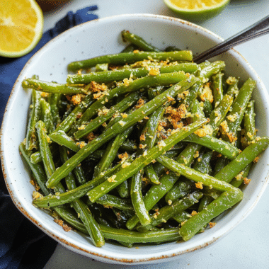 Crispy Green Beans with Garlic