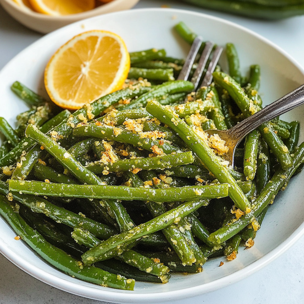 Crispy Green Beans with Garlic