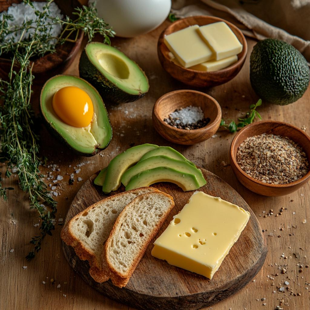 Fried Egg Sandwich ingredients