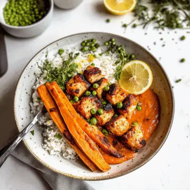 Sweet Potato & Lemon Chicken Bowls