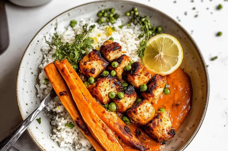 Sweet Potato & Lemon Chicken Bowls