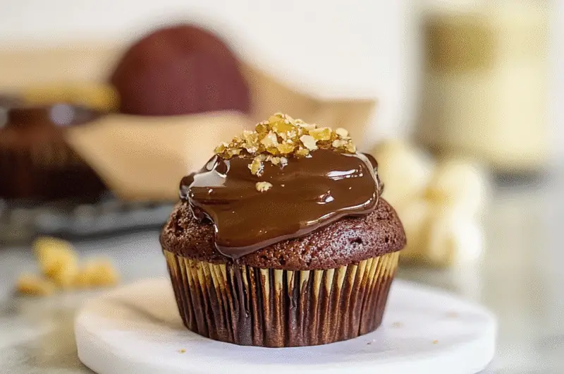 Small Batch Bourbon Chocolate Cupcakes