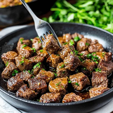 Garlic Butter Steak Bites