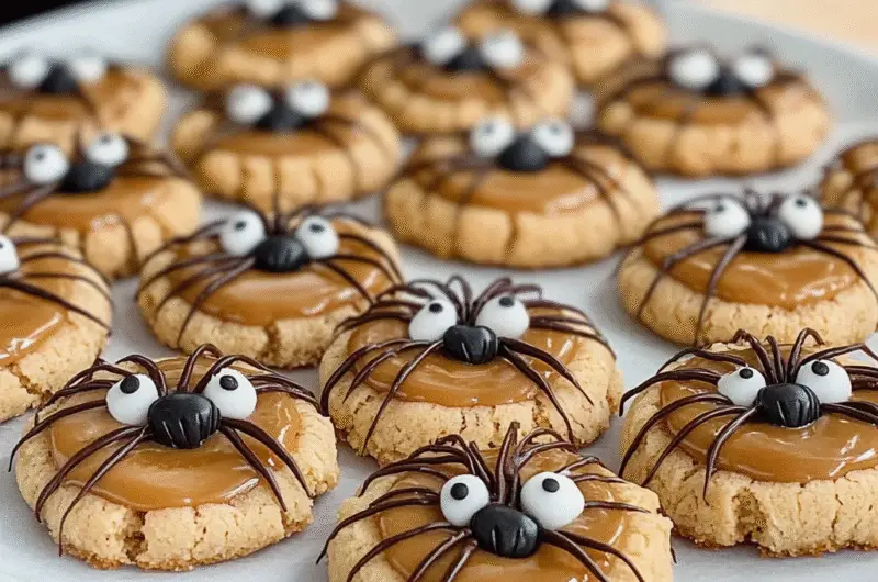 Peanut Butter Spider Cookies