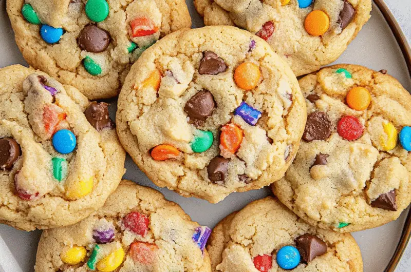 Leftover Halloween Candy Cookies