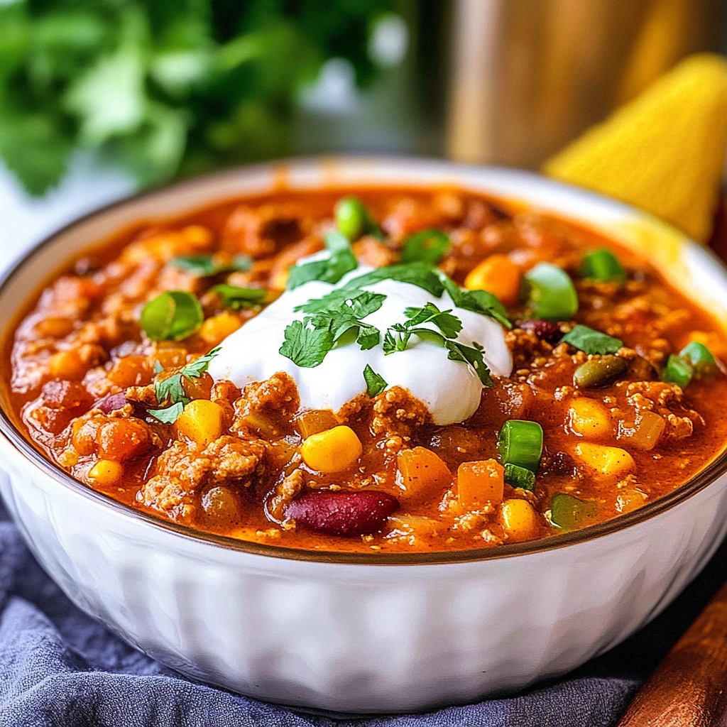Leftover Turkey Chili