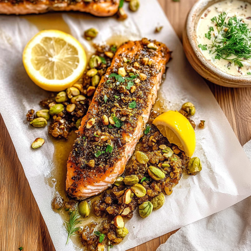 Maple Pistachio Salmon