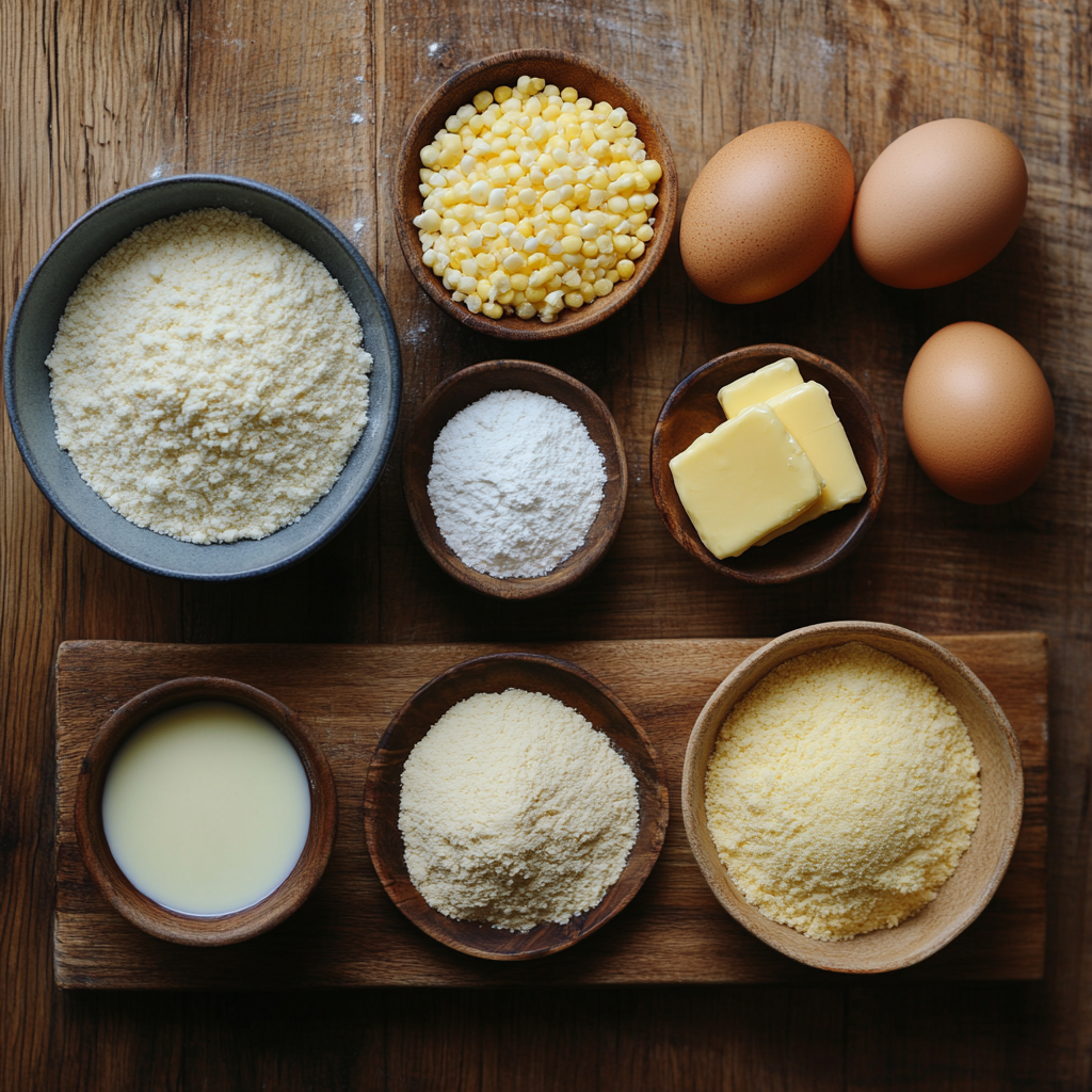 Mini Cornbread Muffins ingredients