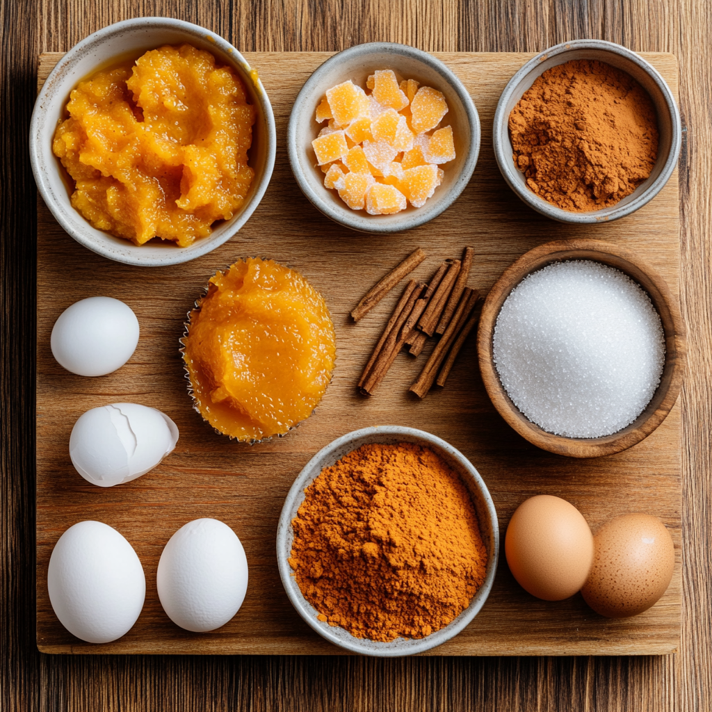 Pumpkin Meringue Cookies ingredients