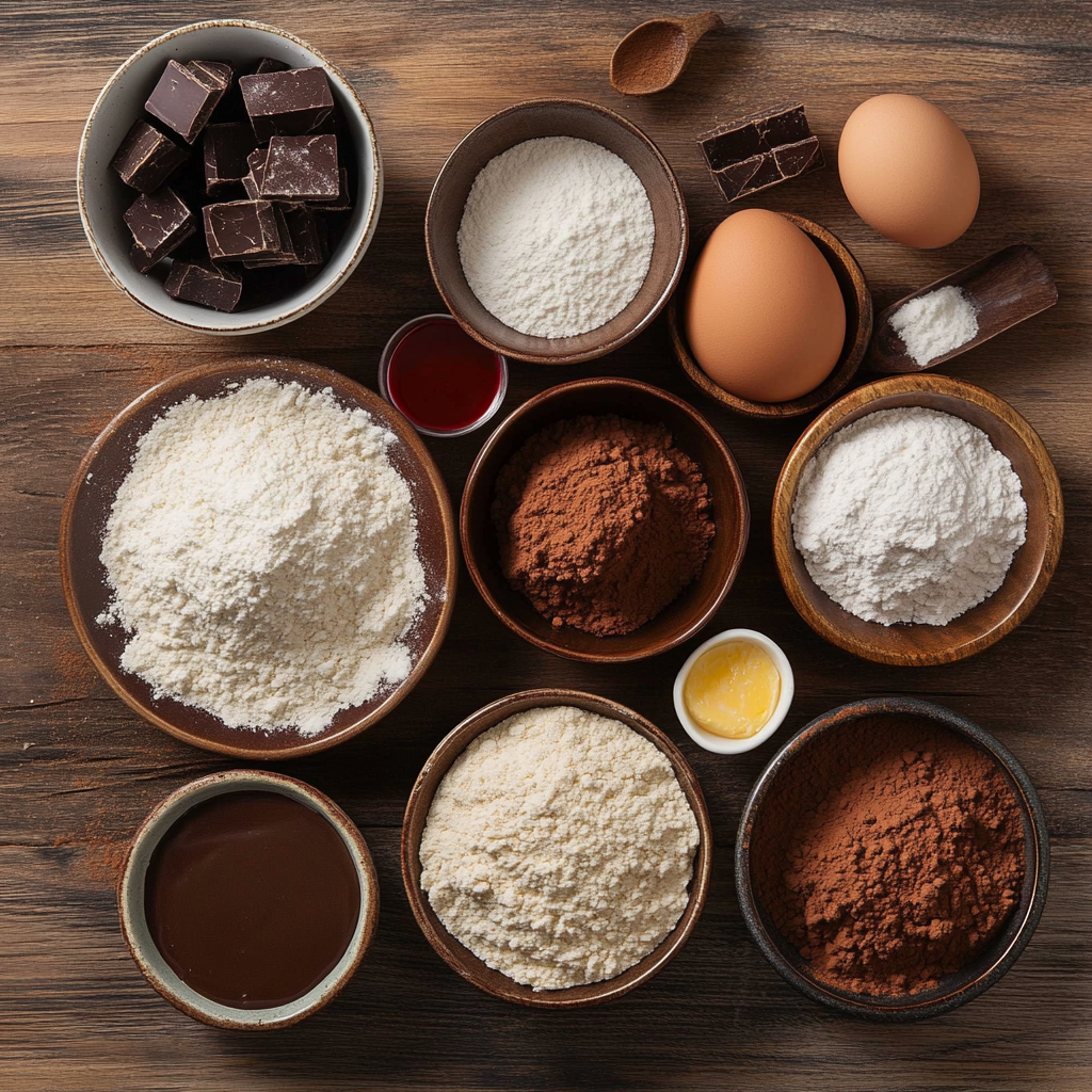 Red Velvet Sugar Cookies ingredients