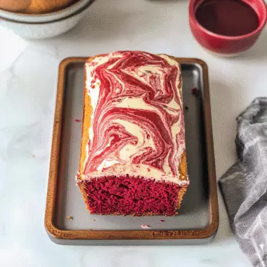 Starbucks Copycat Red Velvet Marble Loaf