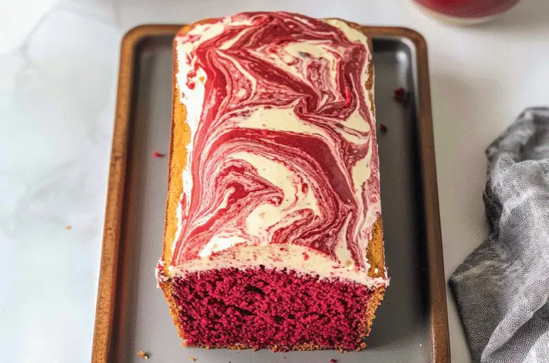 Starbucks Copycat Red Velvet Marble Loaf