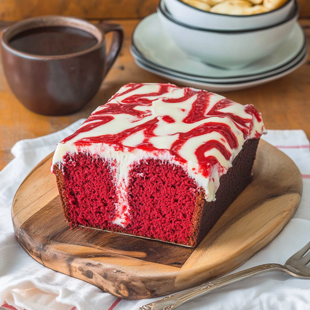 Starbucks Copycat Red Velvet Marble Loaf
