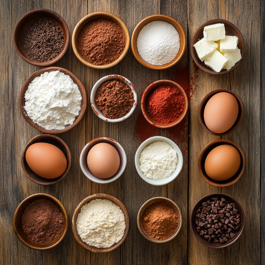 Starbucks Copycat Red Velvet Marble Loaf ingredients