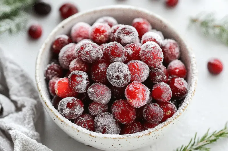 Sugared Cranberries