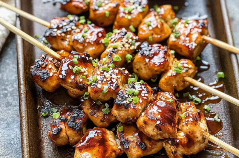 Teriyaki Chicken Skewers