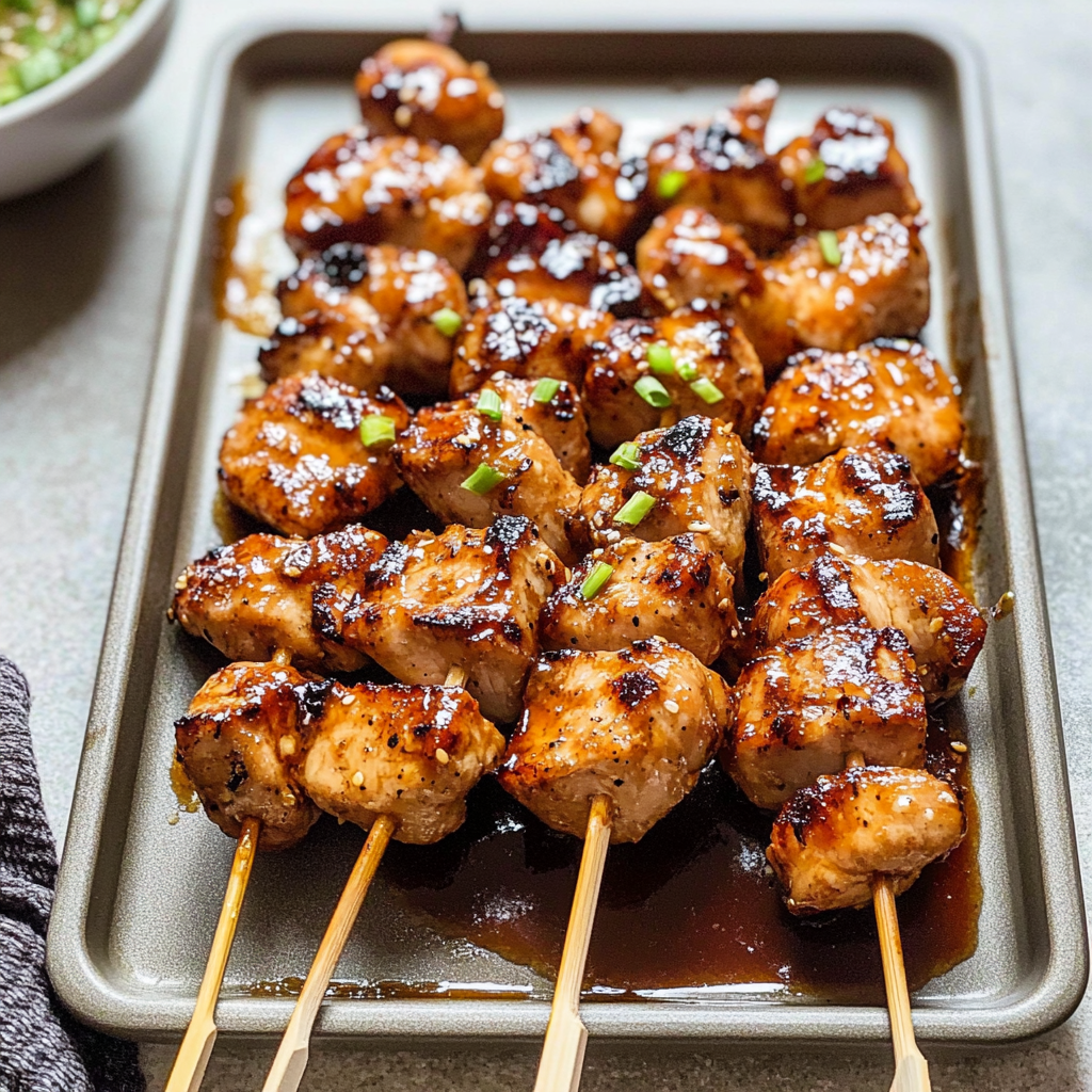 Teriyaki Chicken Skewers