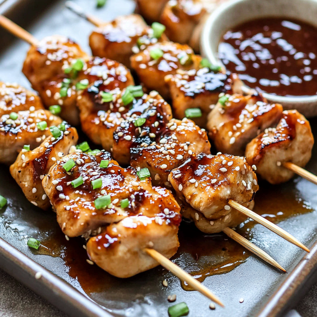 Teriyaki Chicken Skewers