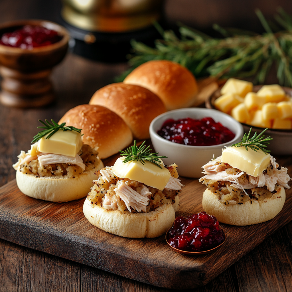 Thanksgiving Leftovers Sliders ingredients