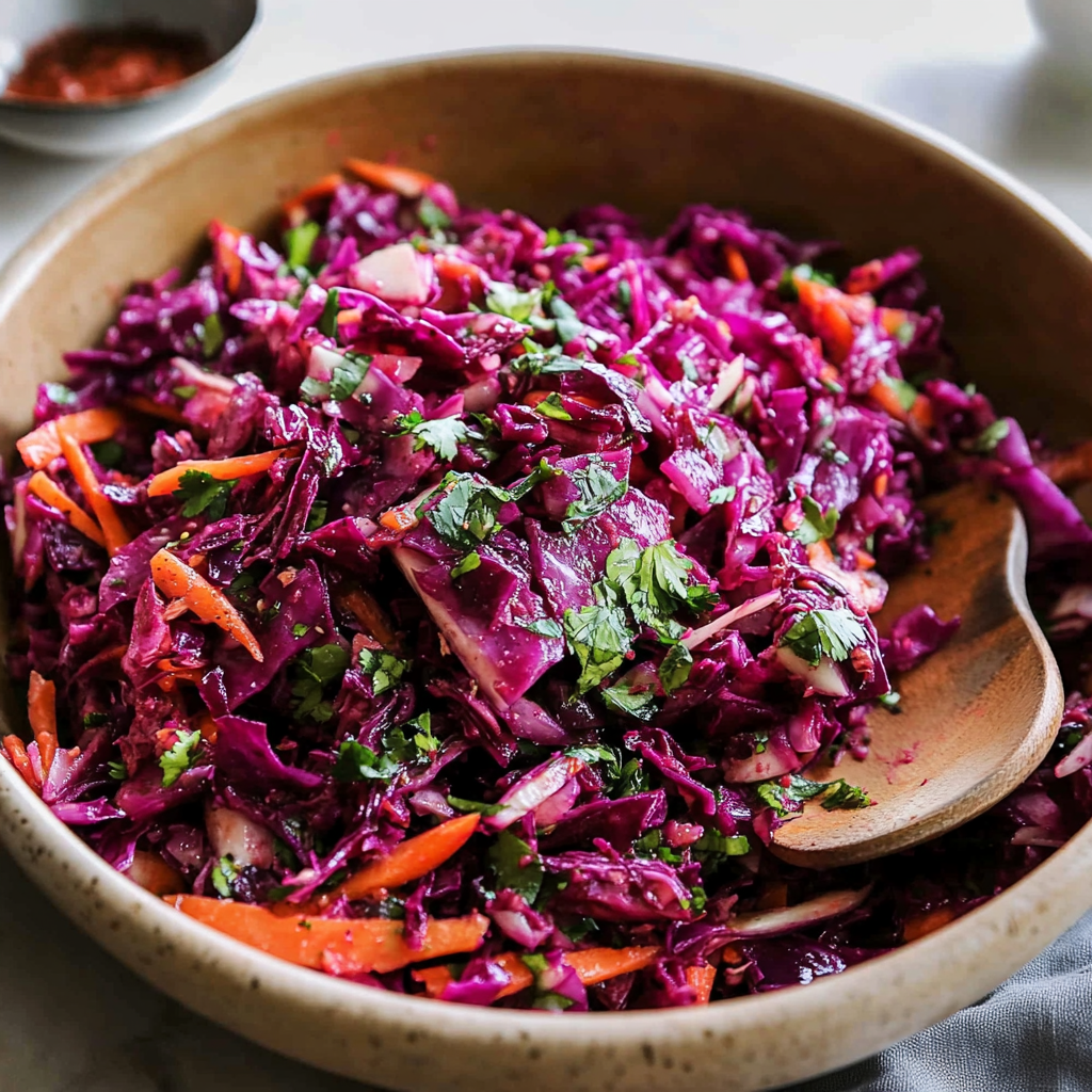 Turkish Red Cabbage Salad