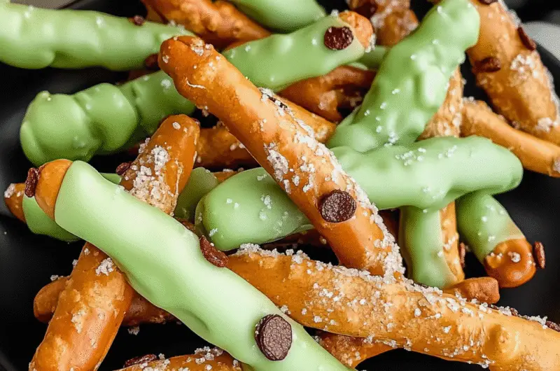 Witch Finger Pretzels