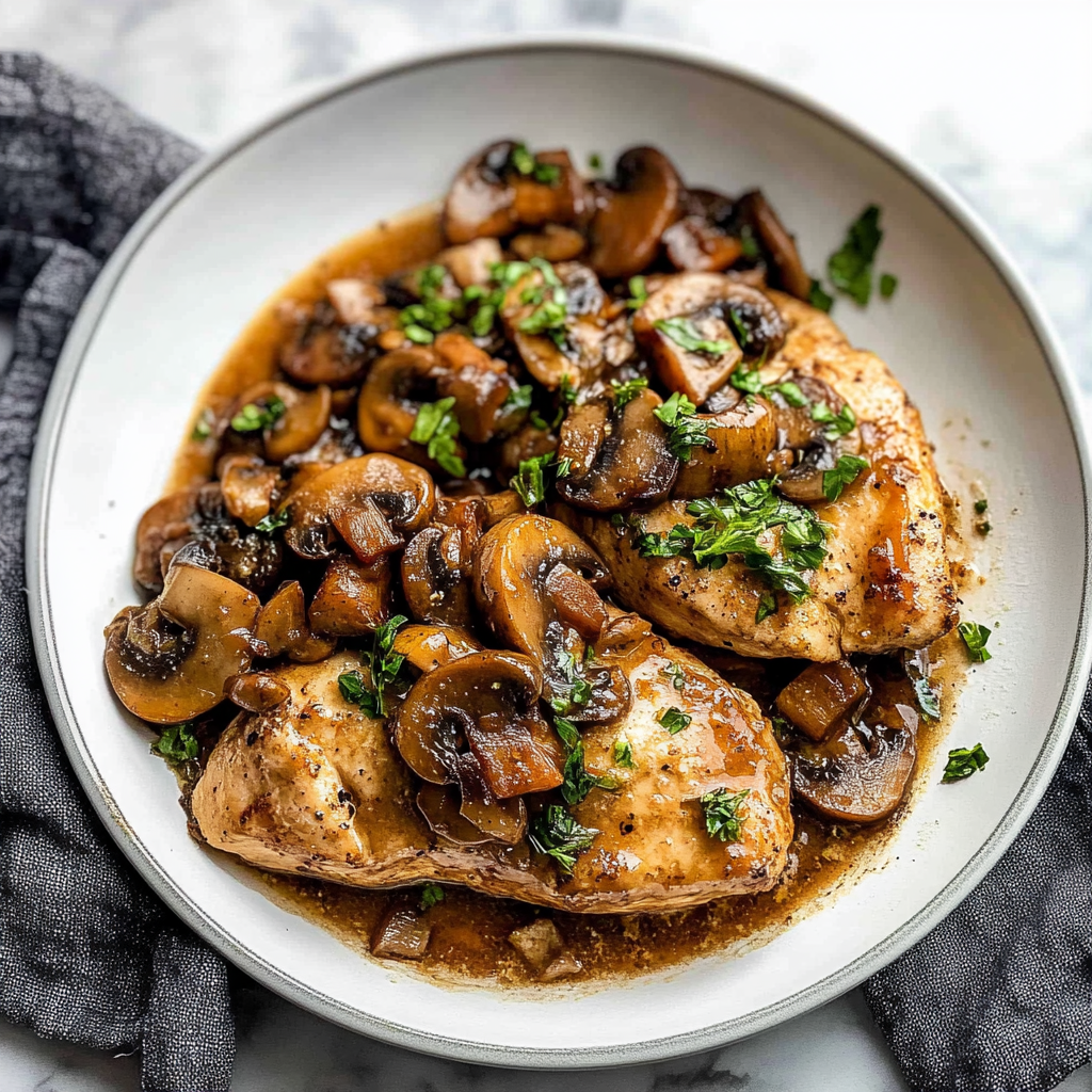 chicken with mushrooms