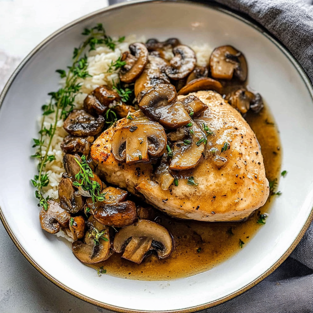 chicken with mushrooms
