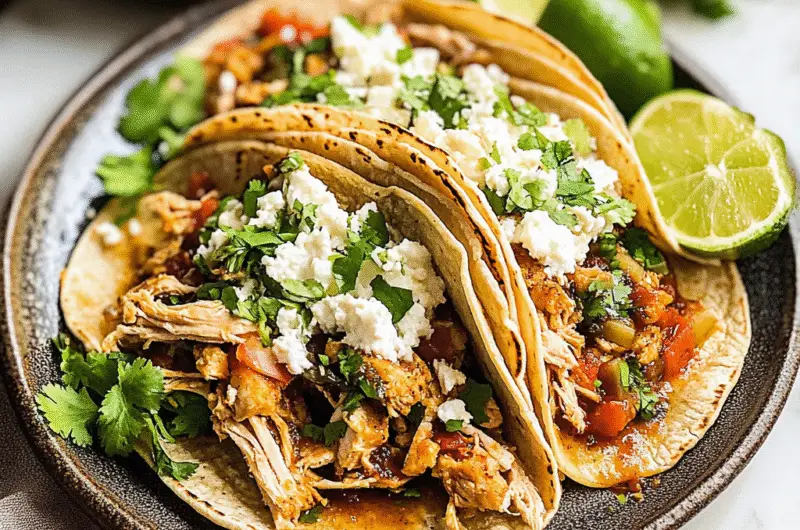 crockpot chicken tacos