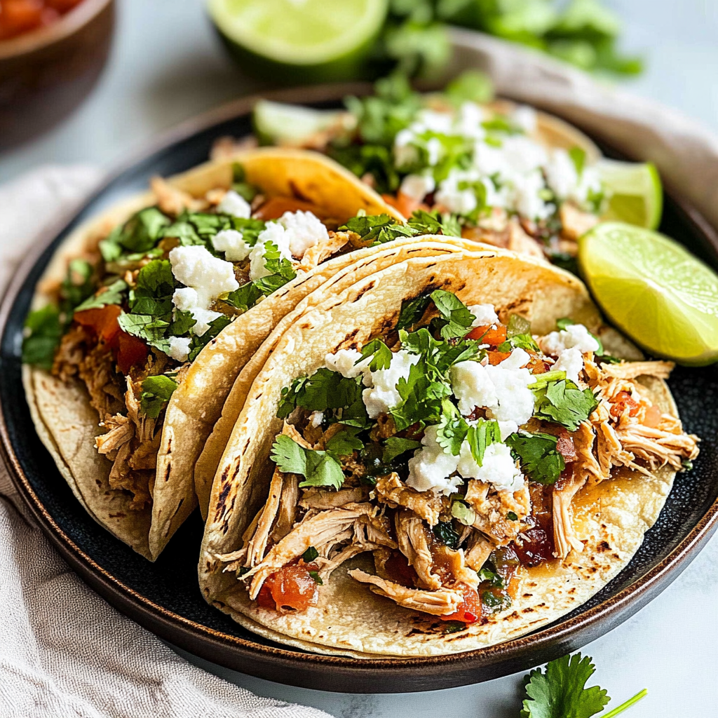 crockpot chicken tacos