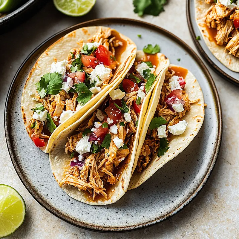 Shredded Chicken Tacos