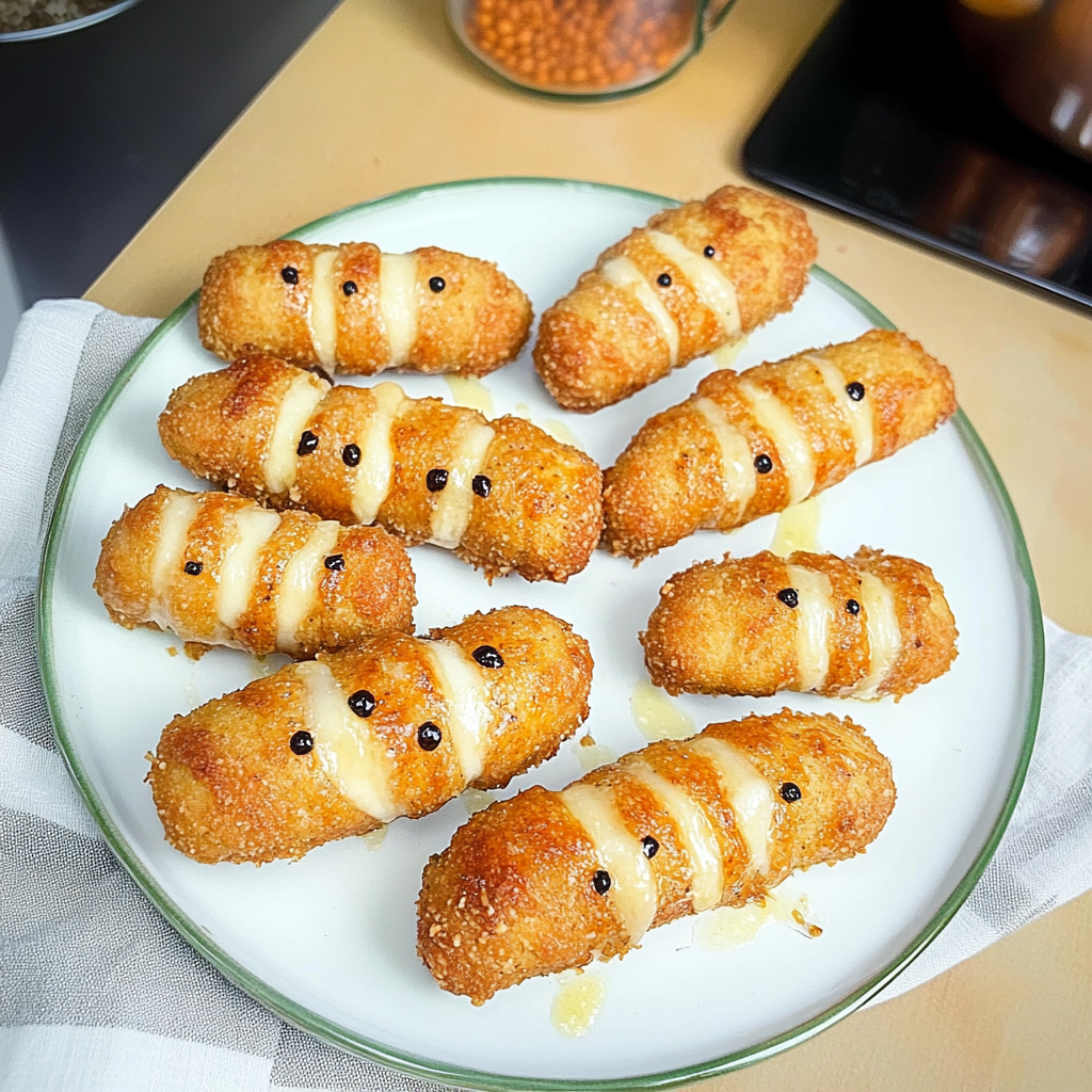 Mummy Mozzarella Sticks