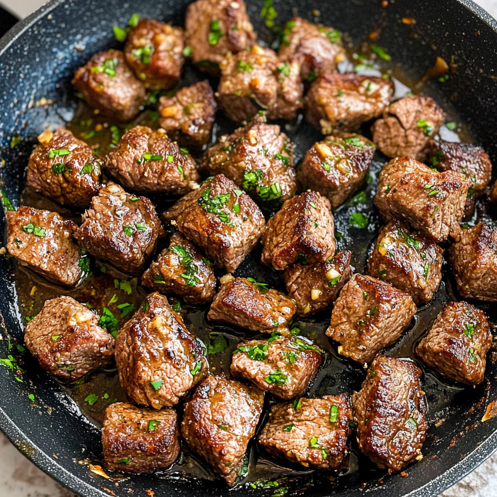 Garlic Butter Steak Bites