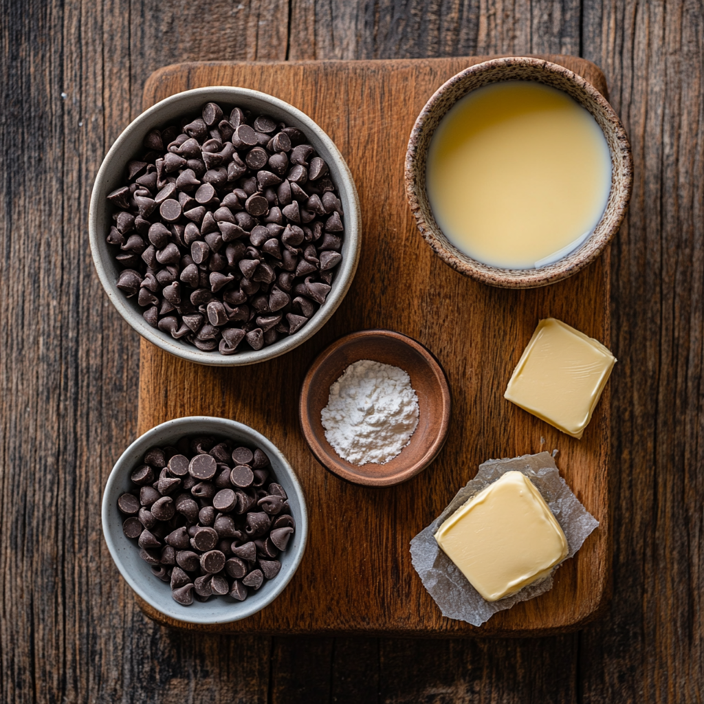 3-Ingredient Fudge ingredients