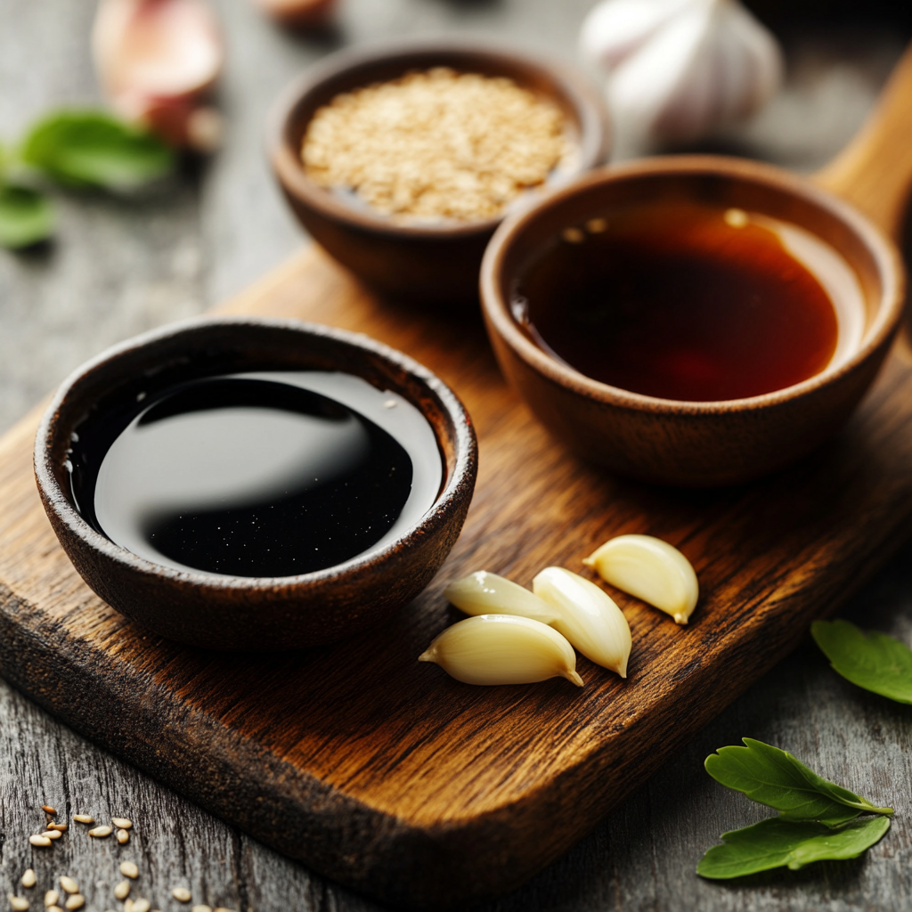 4-Ingredient Honey Soy Marinade ingredients