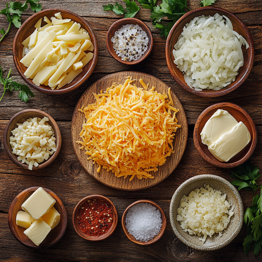 Au Gratin Hash Brown Casserole ingredients