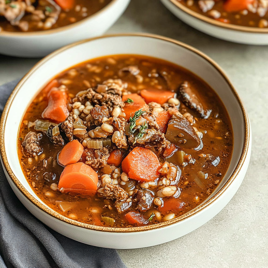 Beef Barley Vegetable Soup