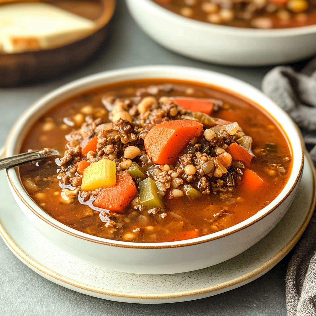 Beef Barley Vegetable Soup