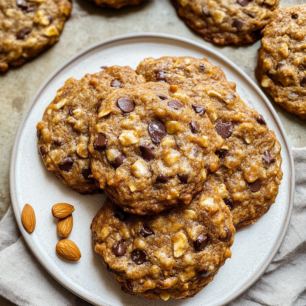 Big Chewy Oatmeal Sweet Potato Cookies